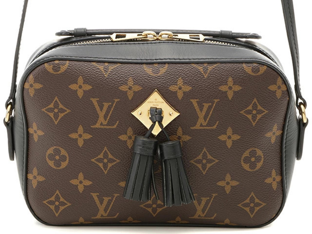 LOUIS VUITTON Saintonge Monogram Noir Black